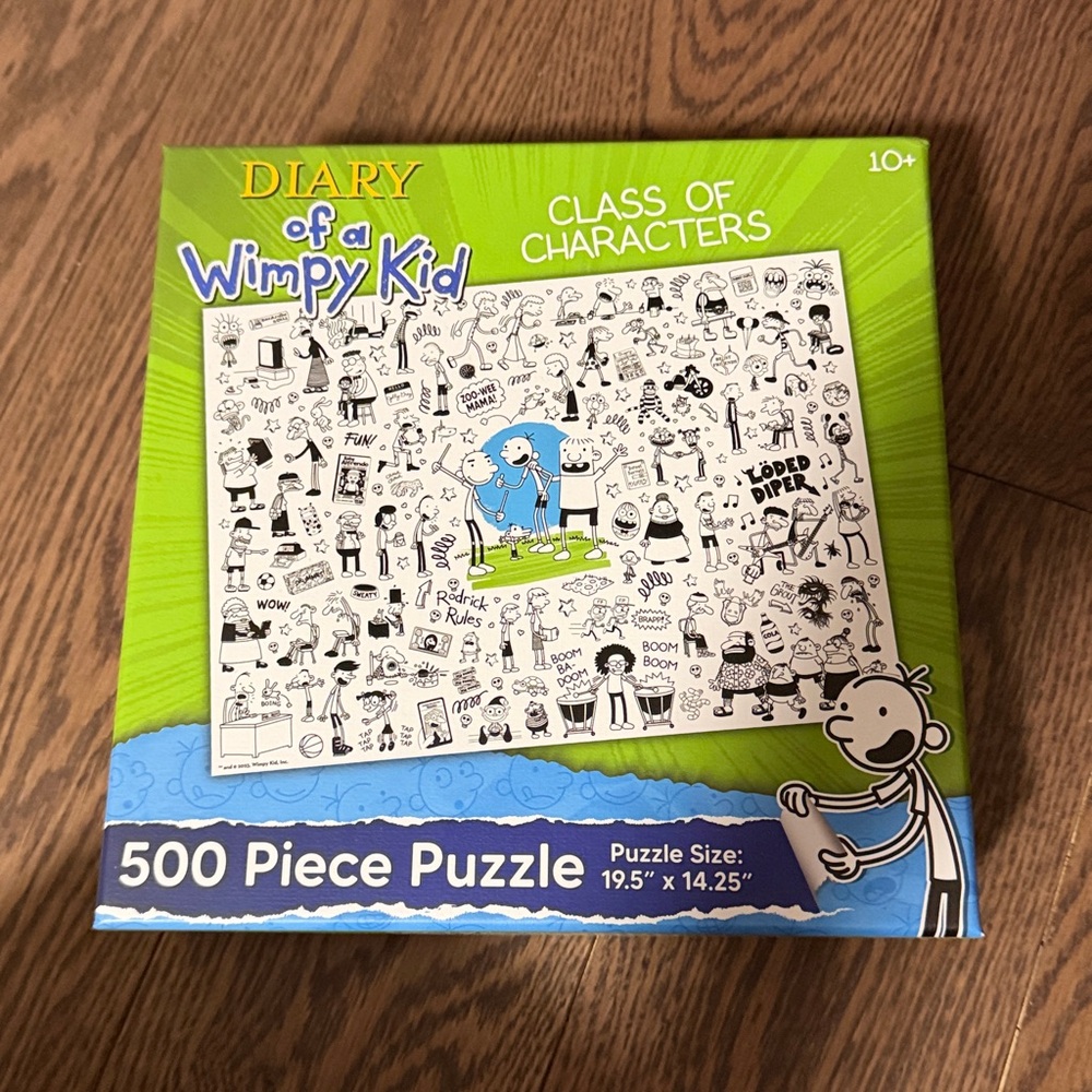 NEW Diary Of A Wimpy Kid Class Of Characters Puzzle